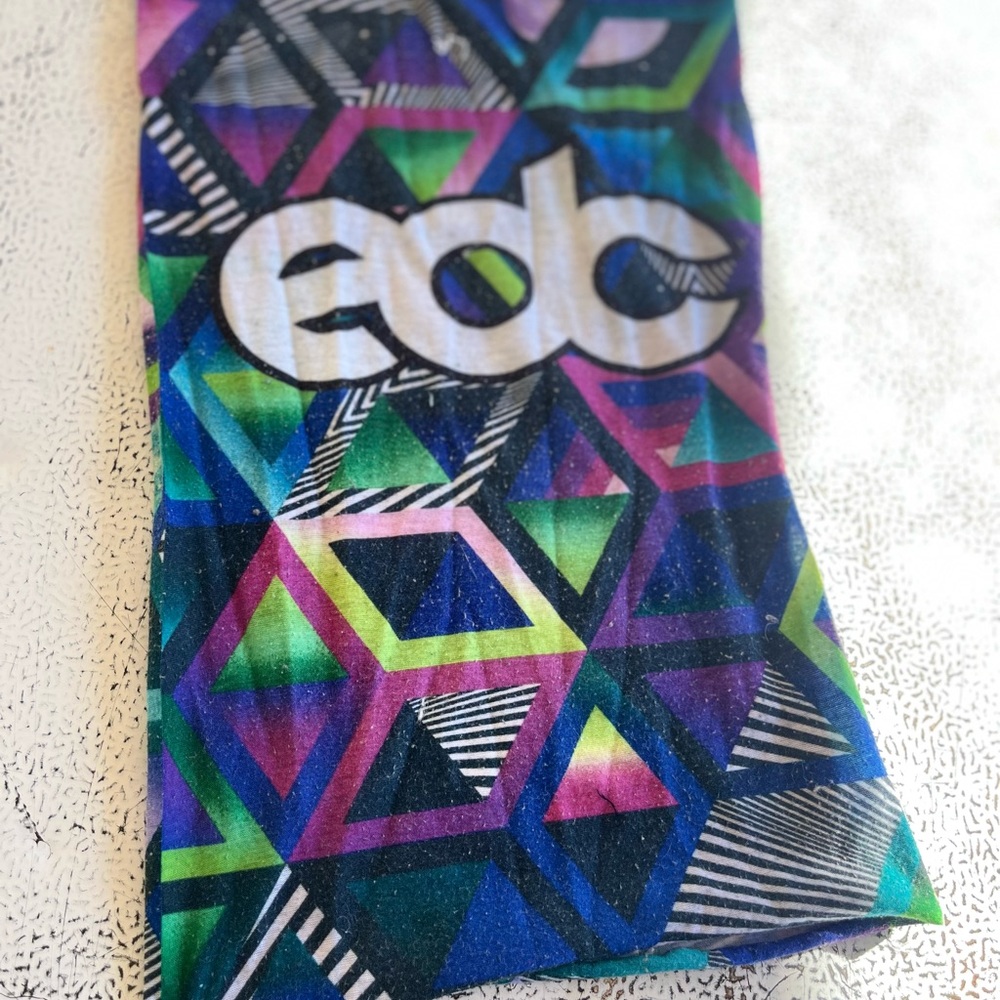 EDC Multicolor Geometric Hair Scarf